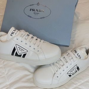Authentic Prada Leather Sneaker